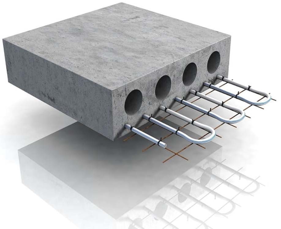 Termoactivarea miezului de beton pentru racire si incalzire prin tavan cu Uponor TABS
