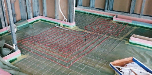 Fonoizolarea in pardoseala a bailor de hotel cu placi din vata minerala Ursa Glasswool® TSP