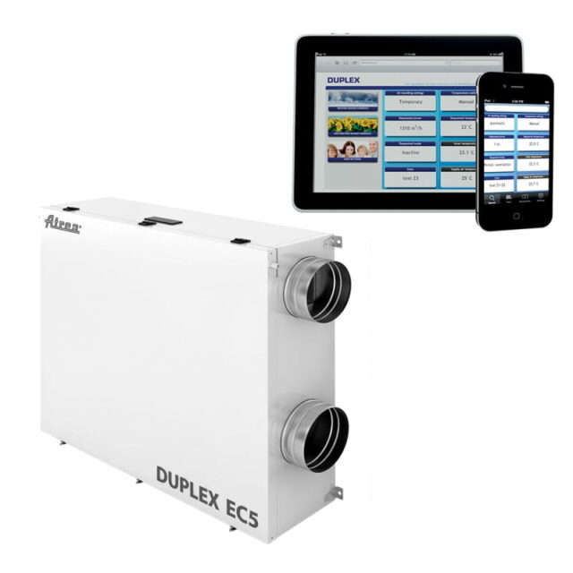 Recuperatoare de caldura entalpice DUPLEX ERV570.EC5/ECV5