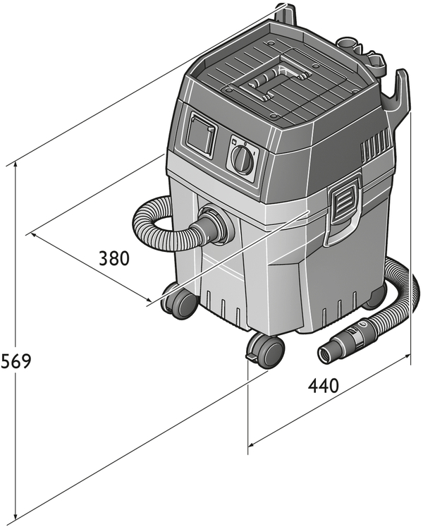 Aspirator umed/uscat FEIN DUSTEX 35 L