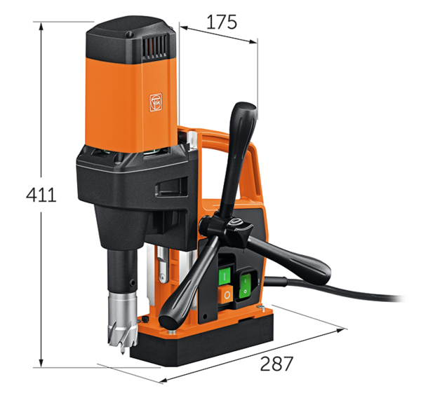 Masina de gaurit ecologica cu carota FEIN KBE 32 cu stand electromagnetic de pana la 32 mm