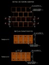 Caramida inteligenta EC 1/2 44
<BR>Detaliu de tesere a zidariei, sectiuni caracteristice - detalii CAD