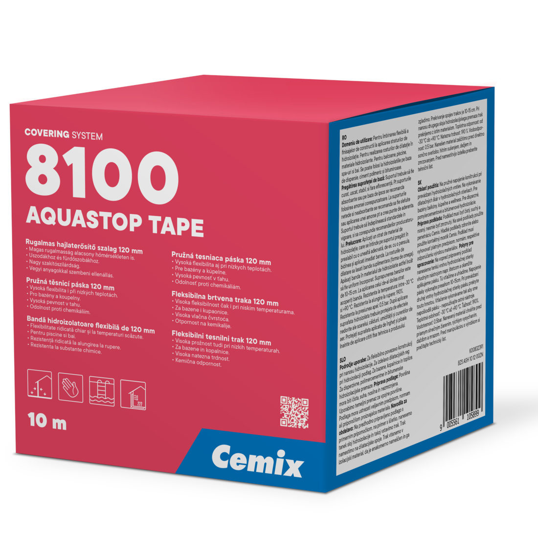 Banda elastica de etansare Cemix 8100 Aquastop Tape