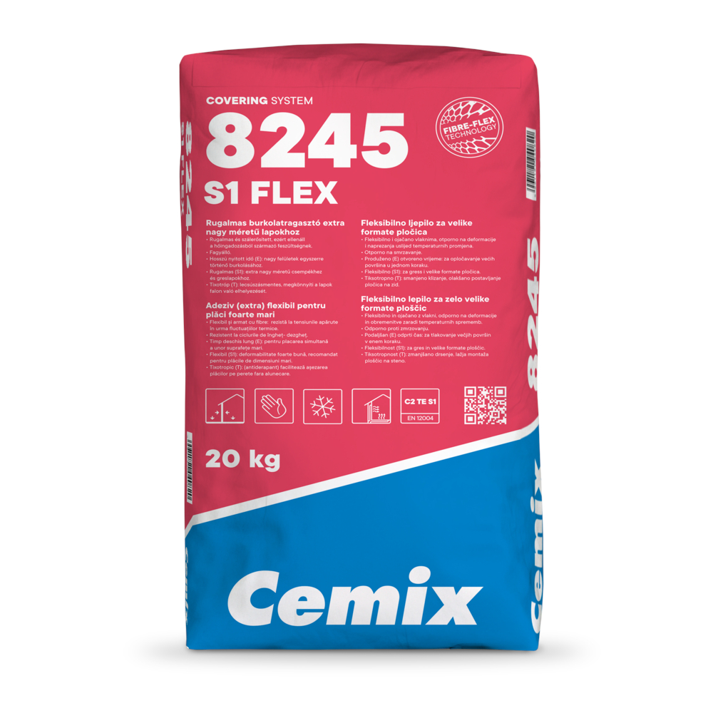 Mortar adeziv pentru placaje Cemix 8245 S1 Flex