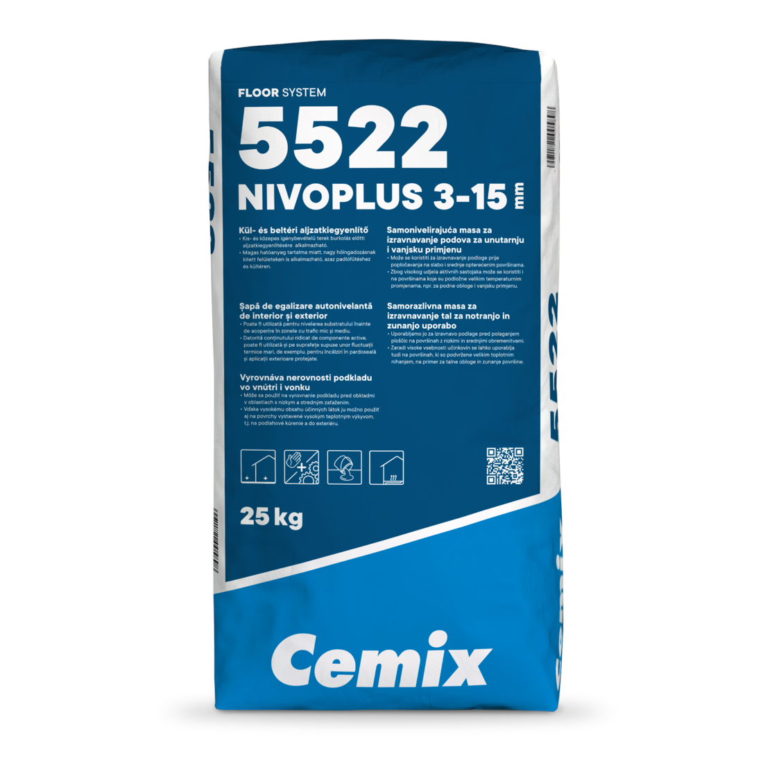 Sapa de egalizare autonivelanta pe baza de ciment Cemix 5522 NivoPlus 3-15