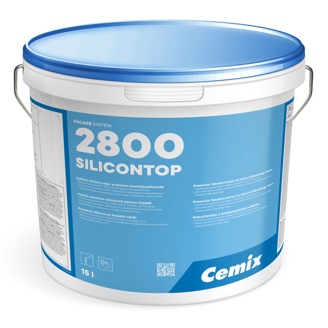 Vopsea de fatada pe baza de silicon Cemix 2800 SiliconTOP