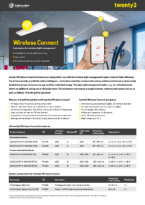 Sistem de control Trilux twenty3 Wireless Connect - prezentare detaliata