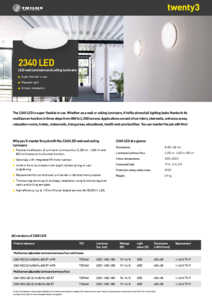 Corp de iluminat Trilux twenty3 2340 LED - prezentare detaliata