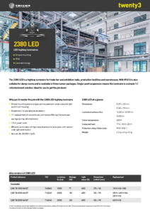 Corp de iluminat Trilux twenty3 2380 LED - prezentare detaliata