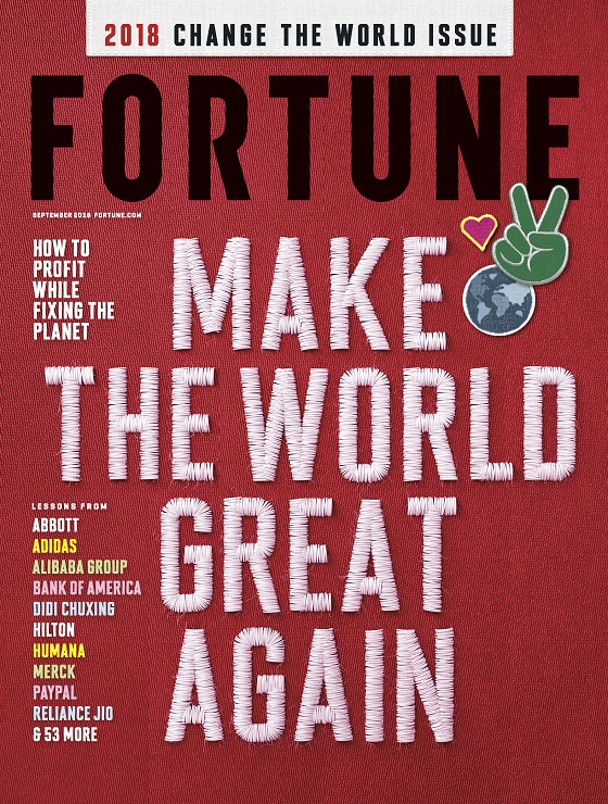Revista "Fortune" pozitioneaza ABB intre primele 10 companii de top din lista "Change the World"