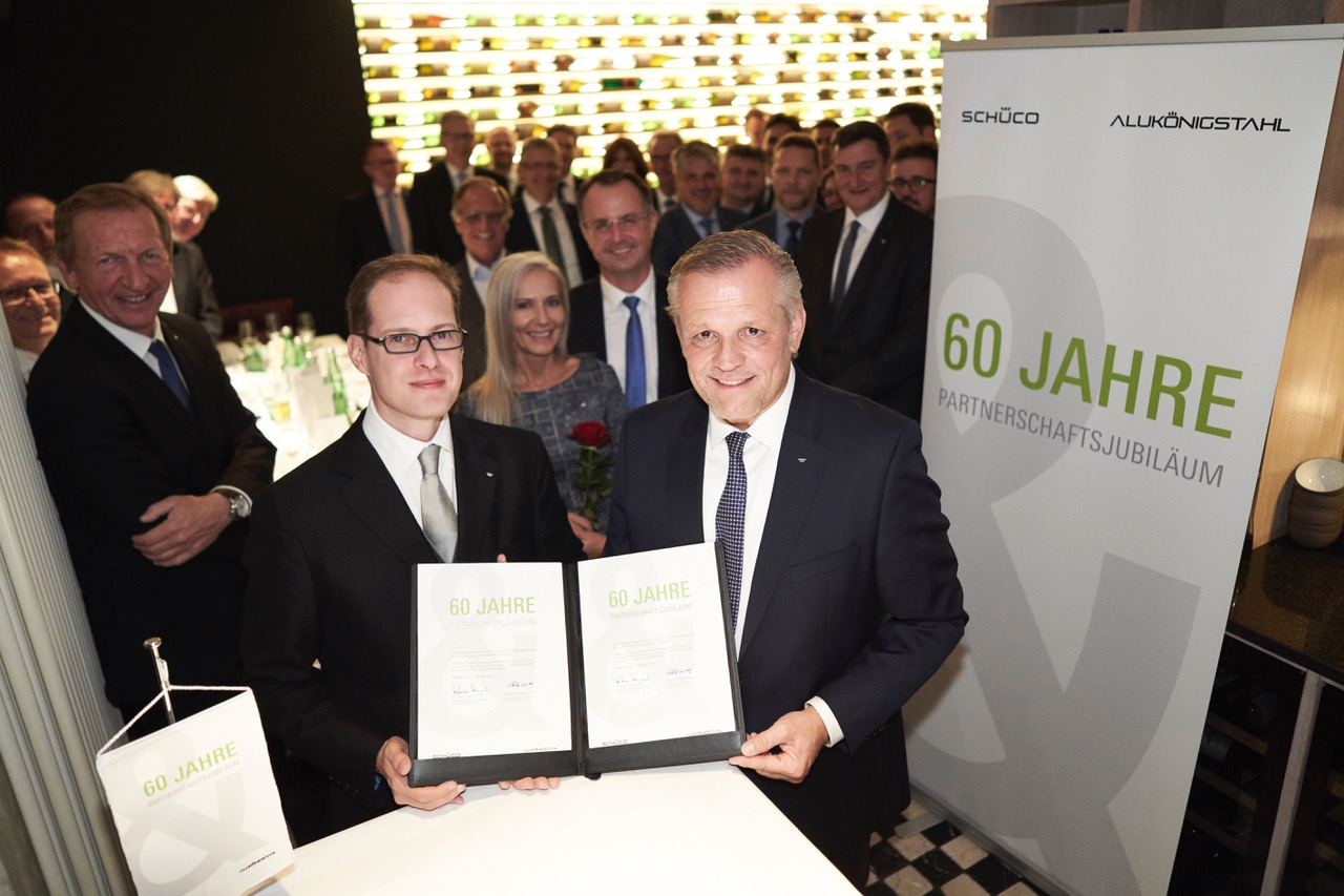 Alukönigstahl si Schüco sarbatoresc 60 de ani de parteneriat