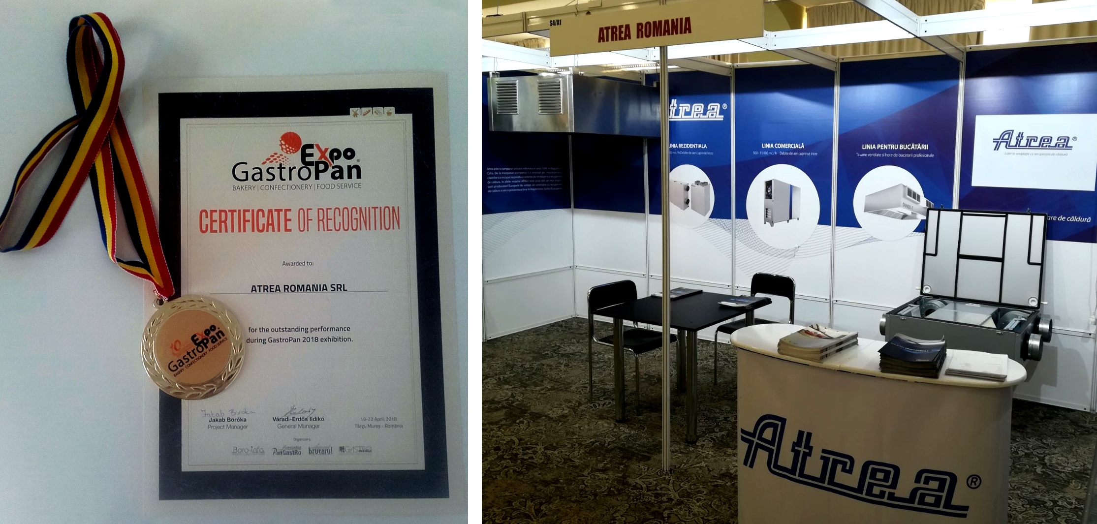 Atrea a fost prezenta la expozitia GastroPan 2018