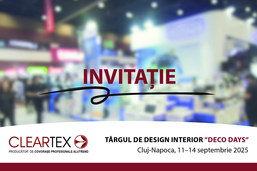Cleartex Romania se prezinta la targul Deco Days 2025
