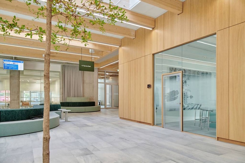 DEKO's minimalist and functional partition solutions in a detailed wooden design