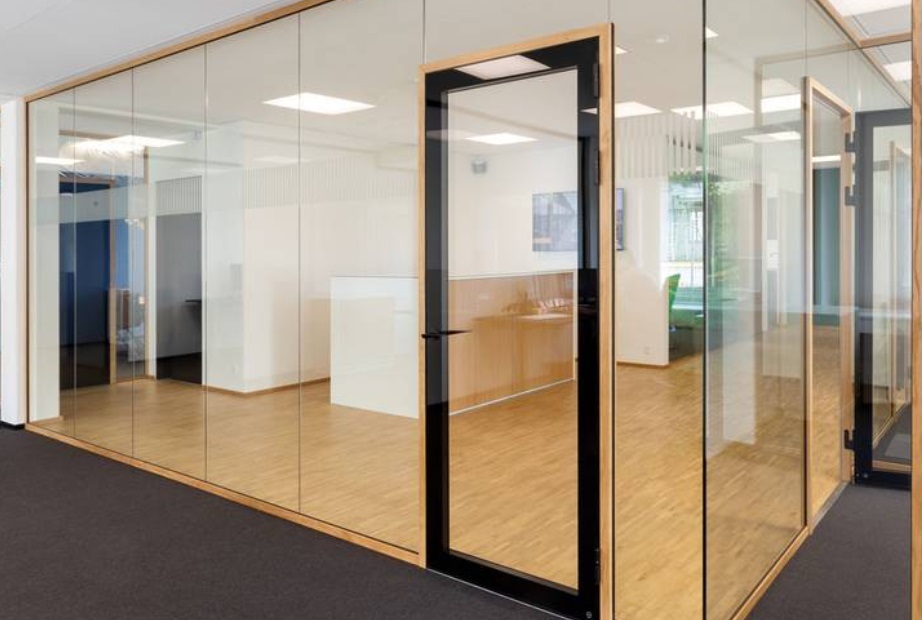 DEKO's minimalist and functional partition solutions in a detailed wooden design