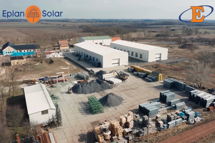 Eplan Solar specializat in fabricarea structurilor metalice pentru parcuri fotovoltaice