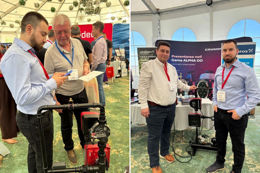 Grundfos Pompe Romania a fost prezent la UNIPREST EXPO, Iasi