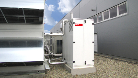 Solutii de incalzire pentru instalare la exterior - centrale termice containerizate Hoval