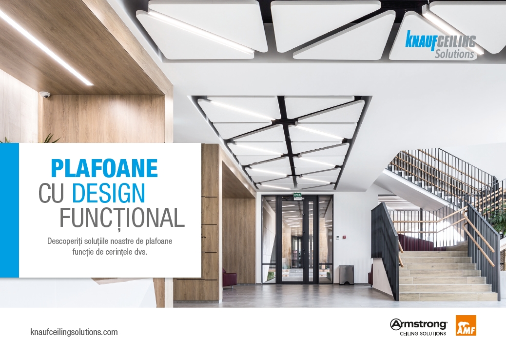 Knauf Ceiling Solutions - Furnizorul-lider international de solutii pentru sisteme de plafoane.