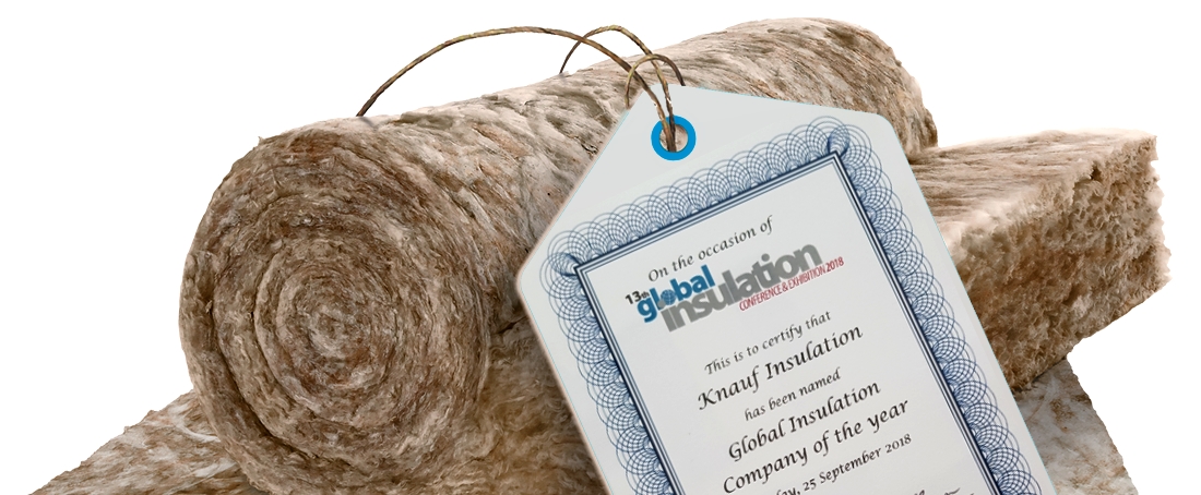 Knauf Insulation desemnata compania globala a anului in domeniul materialelor de izolatie