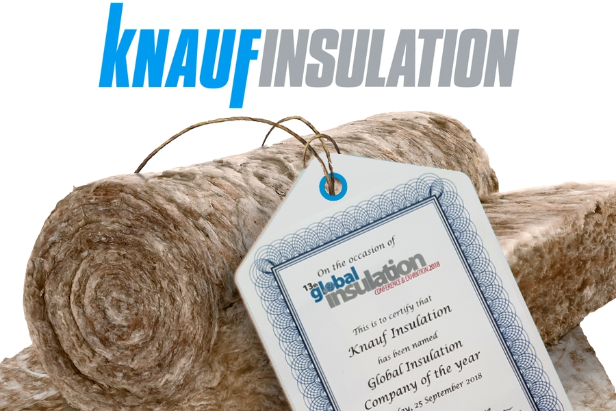 Knauf Insulation desemnata compania globala a anului in domeniul materialelor de izolatie