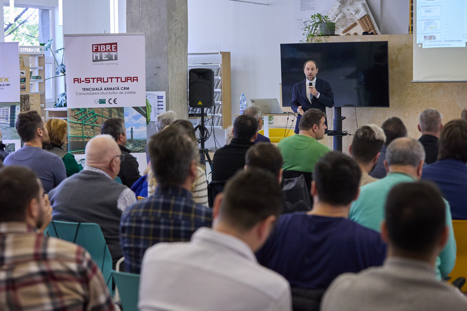 La intalnirea de toamna AICPS s-a demarat un training dedicat consolidarii structurilor din zidarie, sustinut impreuna cu reprezentantii Fibre NET