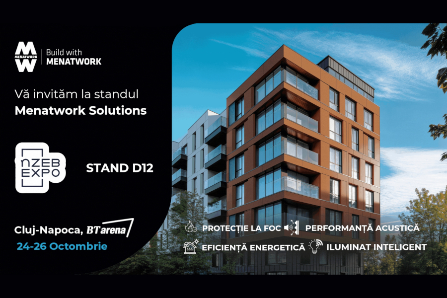 Menatwork Solutions prezinta solutii eficiente energetic la nZeb Expo, Cluj-Napoca