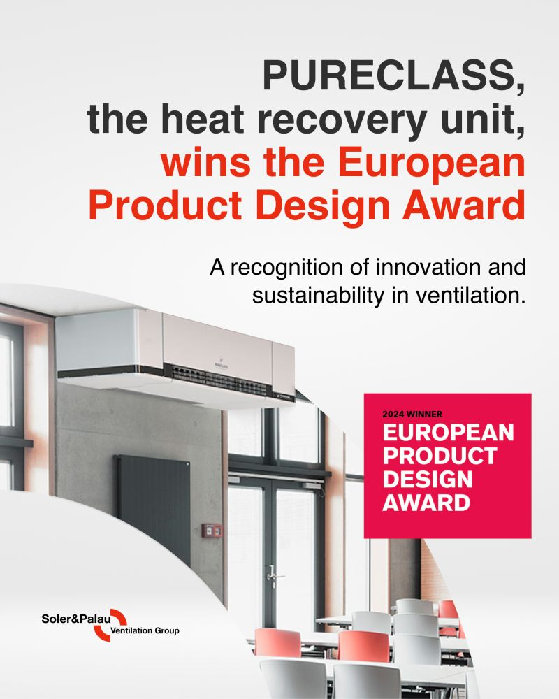 PURECLASS primeste premiul European Product Design Award