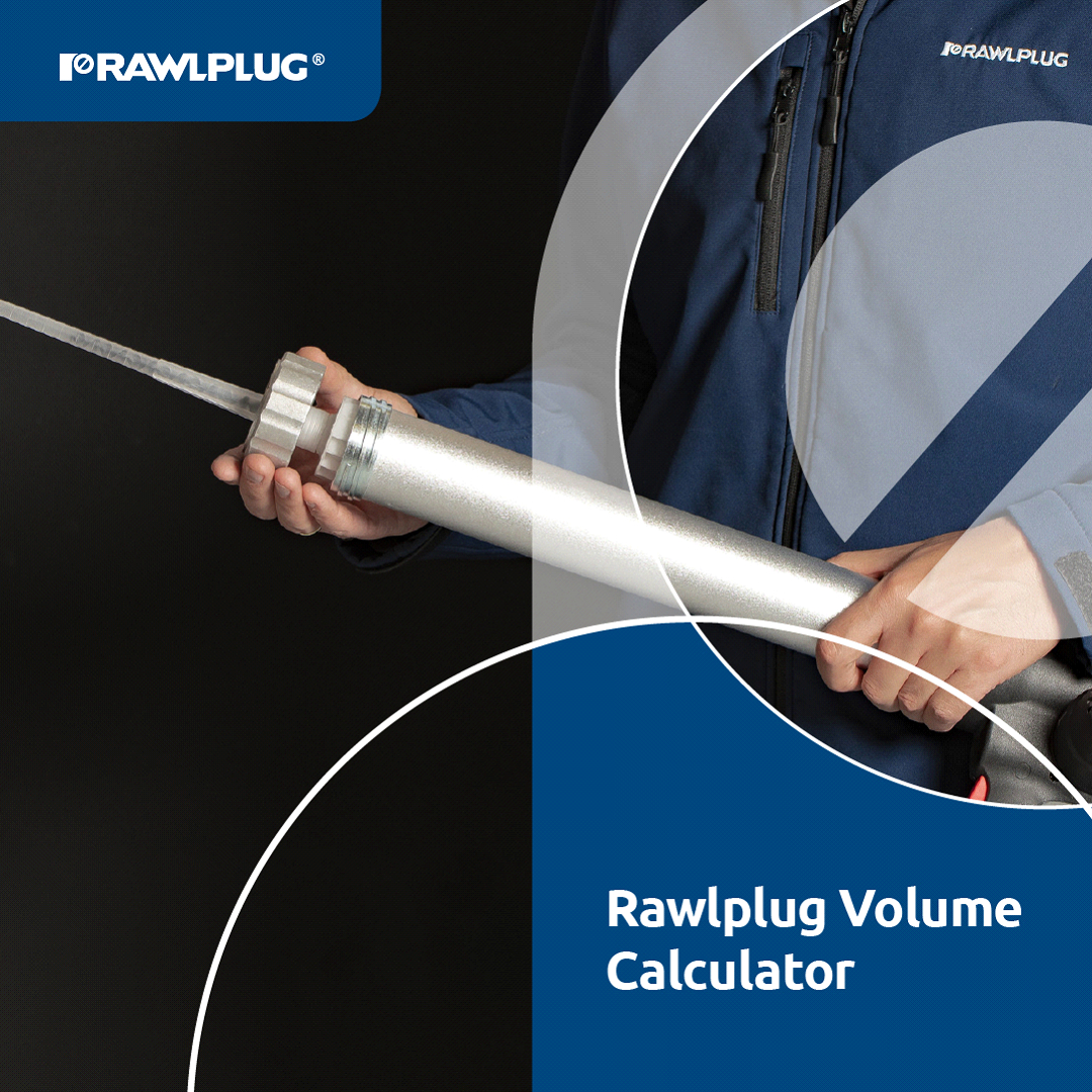 Soft dedicat estimarii corecte a necesarului cantitativ pentru ancorele chimice - Rawlplug Volume Calculator