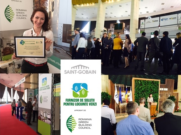 Grupul Saint-Gobain din Romania, premiat pentru cel mai "verde" stand la Construct Expo 2016