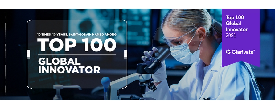 Saint-Gobain se afla in top 100 cele mai inovatoare companii din lume pentru al zecelea an consecutiv