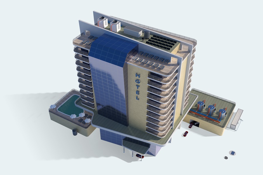 Sectorul hotelier - Pompe Grundfos inteligente si adaptabile