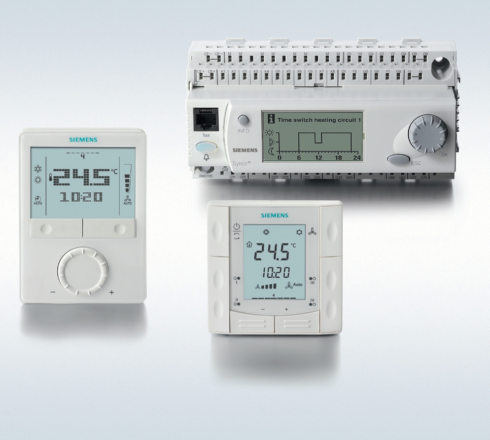 Synco 100 - regulator de temperatura, senzor si panou de comanda, toate combinate intr-o singura unitate