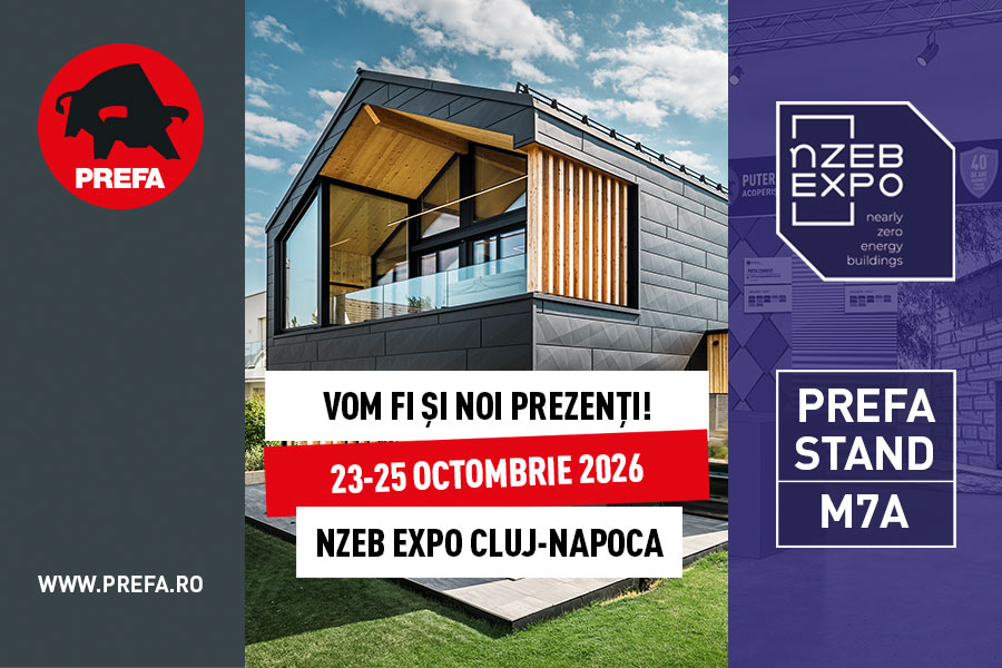 Intalniți PREFA la nZEB Expo din Cluj-Napoca!