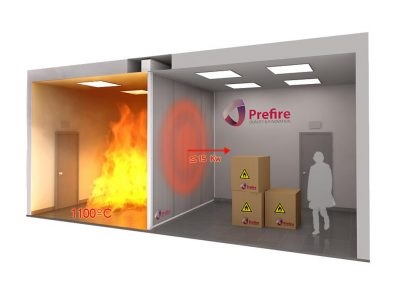 Clasificari de rezistenta la foc pentru elemente de sectorizare - EW (Integritate + Radiatie termica redusa)