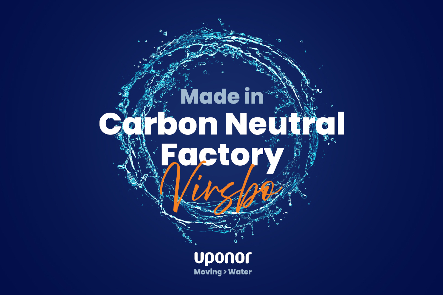 Uponor Virsbo devine fabrica neutra din punct de vedere al emisiilor de dioxid de carbon