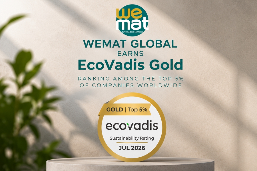 WeMAt is EcoVadis Gold Certified