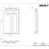 Tigla Rapido cu proeminenta dubla DWZ - detalii CAD