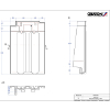 Tigla Rapido laterala stanga OGL - detalii CAD