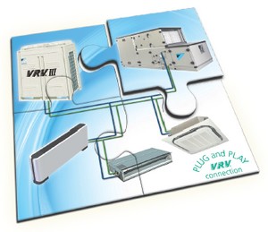 AHU cu conectare VRV® Plug and Play
