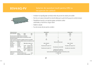 Selector de racorduri multi pentru VRV cu recuperare de caldura BSV4Q-PV/BSV6Q-PV - prezentare detaliata