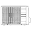 Unitati de pardoseala cu panou termic radiant Daikin Nexura RXG25, 35 K unitate exterioara - detalii CAD