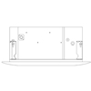 Unitati tip caseta perfect plate Daikin FFQ-B unitate interioara - detalii CAD