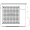Unitati tip caseta perfect plate Daikin RXS50K unitate exterioara - detalii CAD