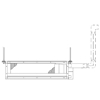 Unitate necarcasata de plafon fals mica FXDQ-M9 - detalii CAD