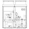 Agregat de racire cu condensator racit cu aer EUWA-KBZW1 - detalii CAD