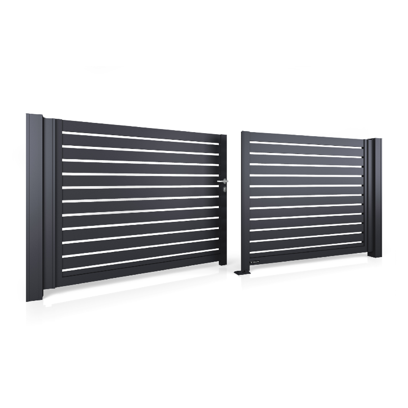 Porti batante din aluminiu WIŚNIOWSKI - Model AL.101