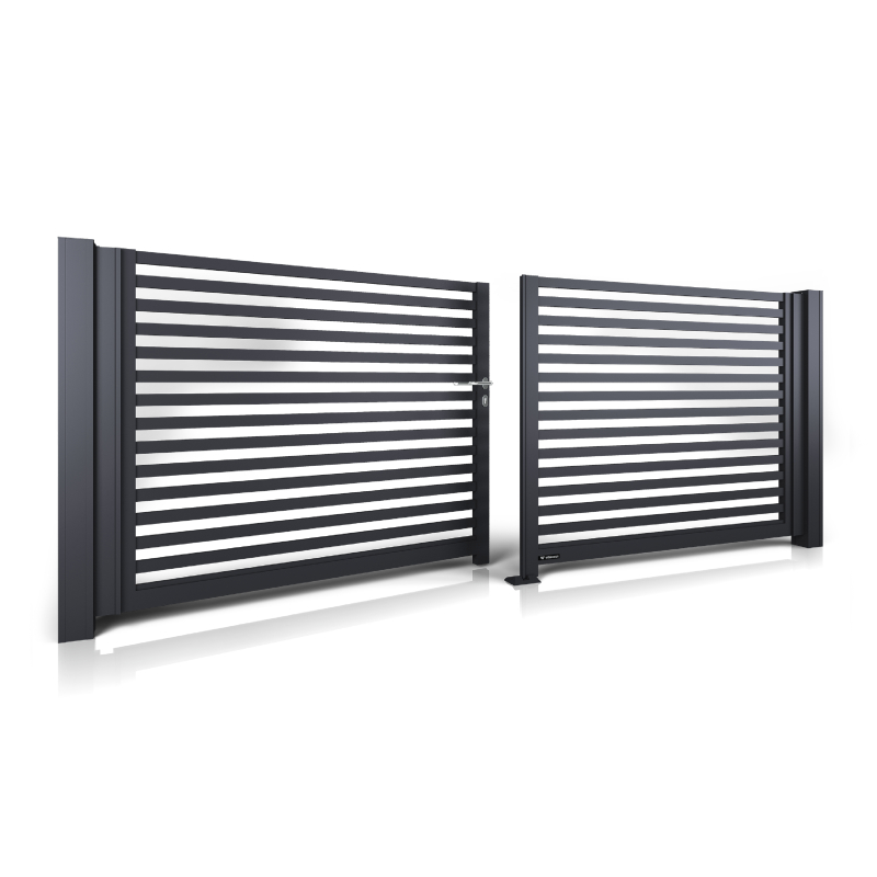 Porti batante din aluminiu WIŚNIOWSKI - Model AL.102