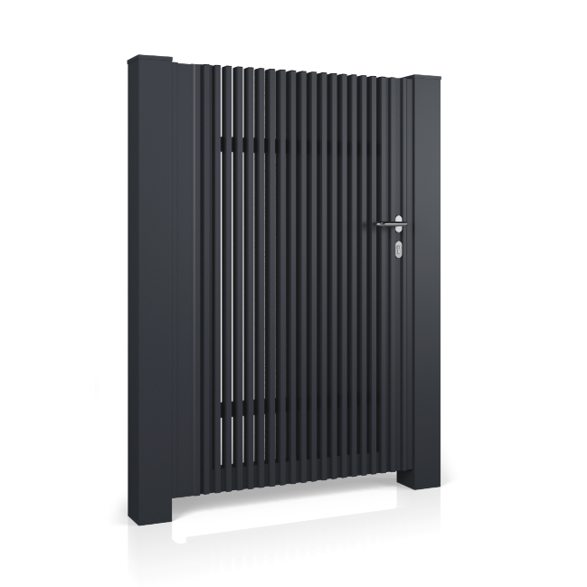 Porti pietonale din aluminiu WIŚNIOWSKI - Model AL.00