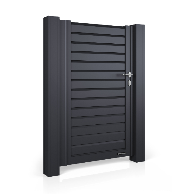 Porti pietonale din aluminiu WIŚNIOWSKI - Model AL.106